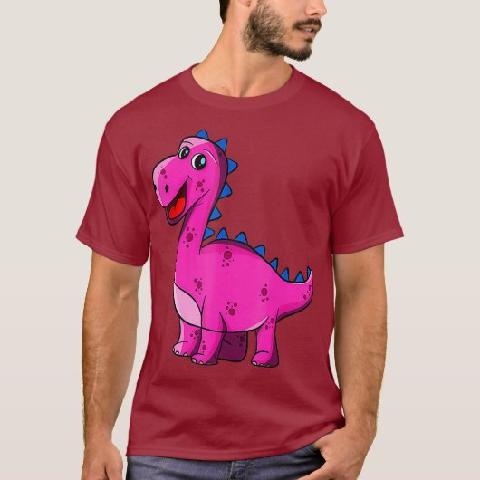 Dinosaurier Gifts Pink Dinosaurier für Girls Dino T-Shirt (Vorderseite)