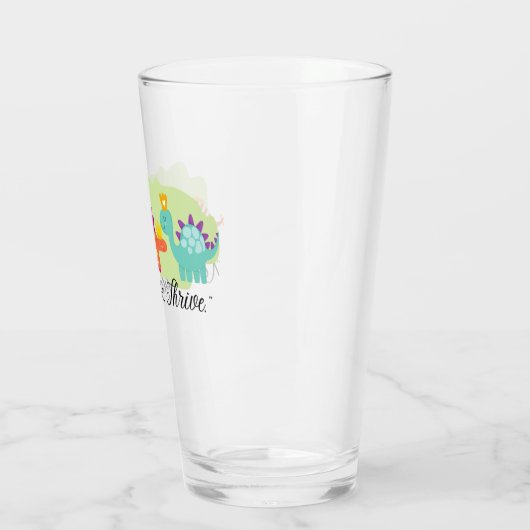 Dinosaurier Glas (Links)