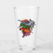 Dinosaurier Glas (Vorderseite)
