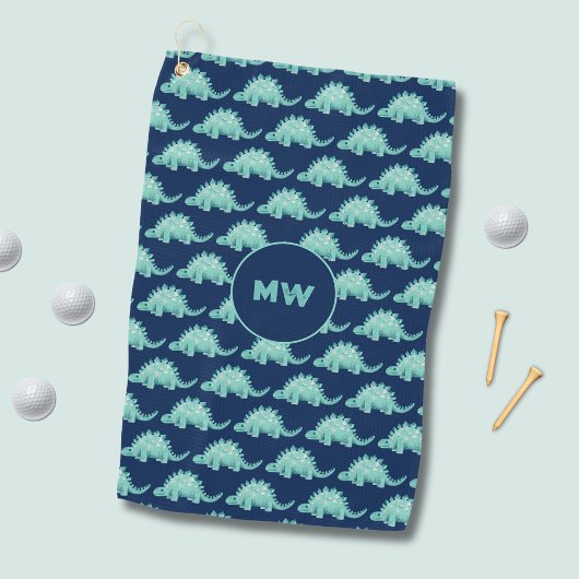 Dinosaurier Golf Towel Golfhandtuch