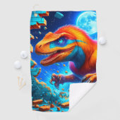 Dinosaurier Golf Towel Golfhandtuch (Insitu)
