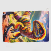 Dinosaurier Golfhandtuch (Horizontal)