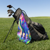 Dinosaurier Golfhandtuch (Gras)