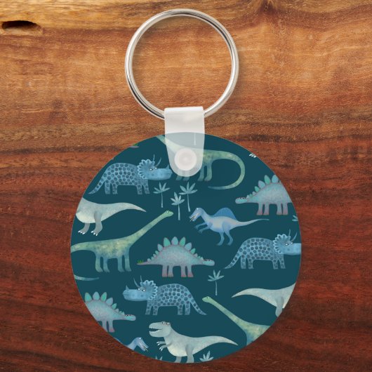 Dinosaurier Green Schlüsselanhänger (Vorderseite)