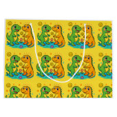 Dinosaurier Große Geschenktüte (Rückseite)