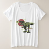 Dinosaurier Große Größe T-Shirt (Design vorne)