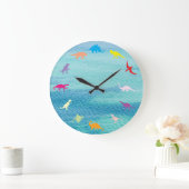 Dinosaurier Große Wanduhr (Zuhause)