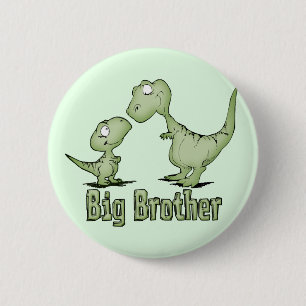 Dinosaurier-großer Bruder Button