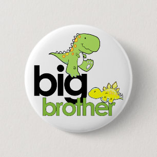 Dinosaurier-großer Bruder Button