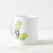 Dinosaurier-großer Bruder Kaffeetasse (Vorderseite Links)