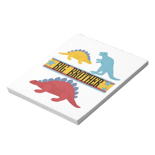 Dinosaurier-großer Bruder Notizblock (Rotiert)