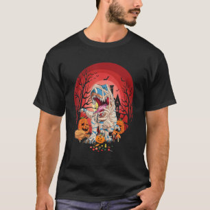 Dinosaurier Halloween Pumpkin Mummy Shirts für Jun