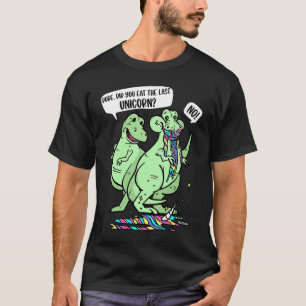 Dinosaurier hast du den letzten Einhorn-Rex-Kinder T-Shirt