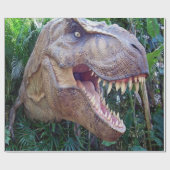 Dinosaurier-Hochglanzpapier für Kinder Geschenkpapier (Flach)