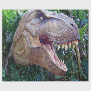 Dinosaurier-Hochglanzpapier für Kinder Geschenkpapier