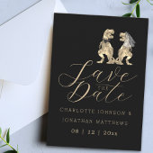 Dinosaurier Hochzeitsthema Save The Date