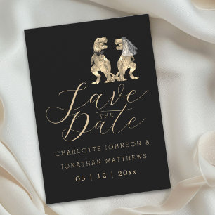 Dinosaurier Hochzeitsthema Save The Date