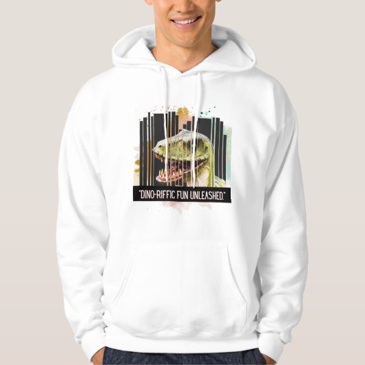 Dinosaurier Hoodie (Vorderseite)