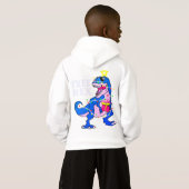 Dinosaurier Hoodie (Schwarz voll)