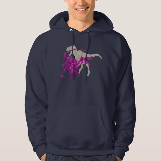 Dinosaurier Hoodieentwurf Hoodie (Vorderseite)