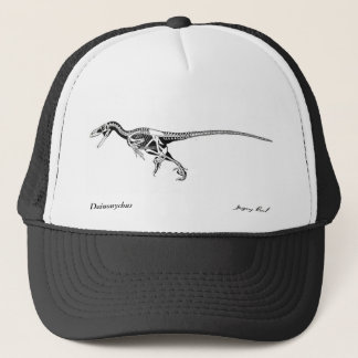 Dinosaurier-Hut Deinonychus skeleton Gregory Paul Truckerkappe