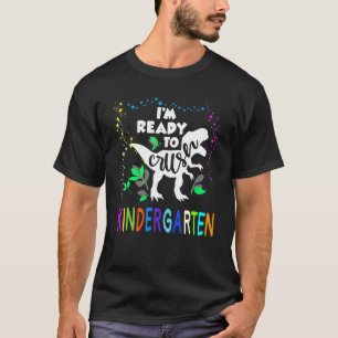 Dinosaurier Ich bin bereit, den Kindergarten zu ze T-Shirt