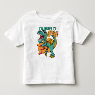 Dinosaurier Ich bin bereit, PRE-K Grad zu zerdrück Kleinkind T-shirt