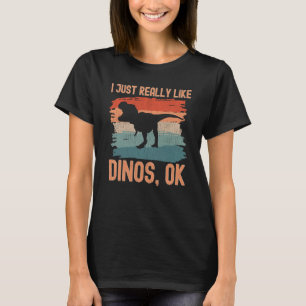 Dinosaurier Ich mag Dinos Ok T-Shirt