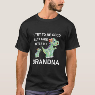 Dinosaurier - Ich versuche, gut zu sein, aber ich T-Shirt