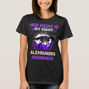 Dinosaurier Ihr Kampf ist mein Kampf ALZHEIMERS T-Shirt