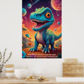 Dinosaurier im Weltraum: Abenteuer-Sammlung Poster (Küche)