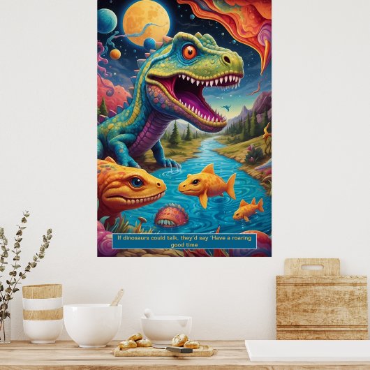Dinosaurier im Weltraum: Adventure Collection Post Poster (Küche)