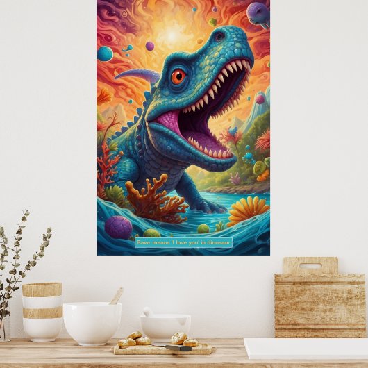 Dinosaurier im Weltraum: Adventure Collection Post Poster (Küche)