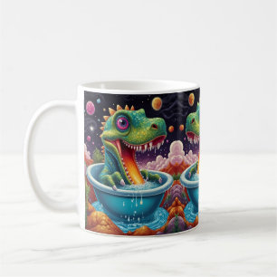 Dinosaurier im Weltraum & Dino Abenteuer Kaffeetasse
