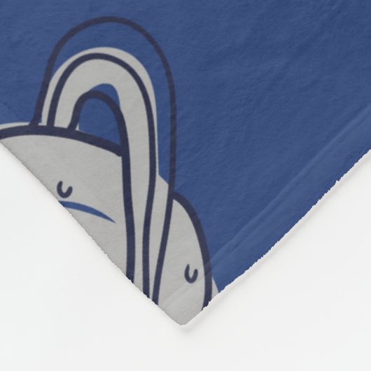 Dinosaurier im Weltraum handgezeichnet Farbe Vinta Fleecedecke (Ecke)