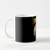 Dinosaurier in der Stadt | Dinosaurier-Design Kaffeetasse (Links)