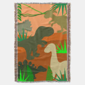 Dinosaurier in der Wildnis Decke (Vorderseite Vertikal)