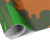 Dinosaurier in der Wildnis Geschenkpapier (Rolleneckpunkt)