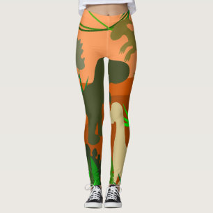 Dinosaurier in der Wildnis Leggings