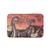 Dinosaurier in Dusk Badematte (Vorderseite)