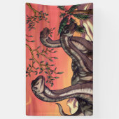 Dinosaurier in Dusk Banner (Vertikal)