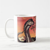 Dinosaurier in Dusk Kaffeetasse (Links)