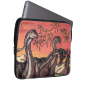 Dinosaurier in Dusk Laptopschutzhülle (Vorne Rechts)