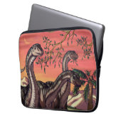 Dinosaurier in Dusk Laptopschutzhülle (Vorderseite Links)