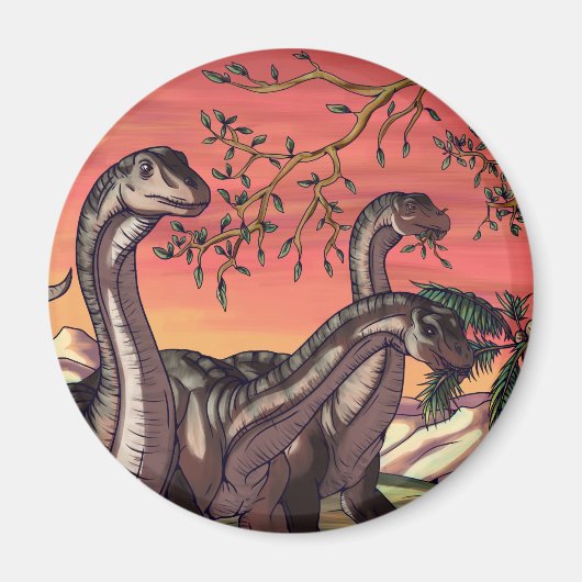 Dinosaurier in Dusk Magnet (Vorne)