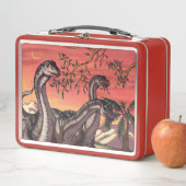 Dinosaurier in Dusk Metall Brotdose (Beispiel)