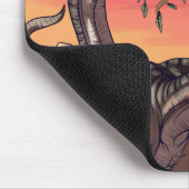 Dinosaurier in Dusk Mousepad (Ecke)