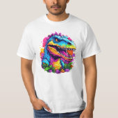 Dinosaurier in Shirt (Vorderseite)