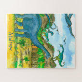 Dinosaurier-individueller Name prähistorisch Puzzle (Horizontal)