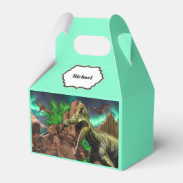 Dinosaurier-Insel Pterodactyl-t-rex blau Geschenkschachtel